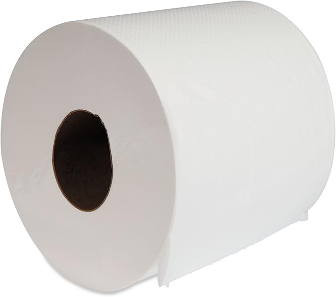 Boardwalk BWK6415 Center-Pull Hand Rolls, 8" x 10", White, 6 Count of 660 Sheets Per Roll