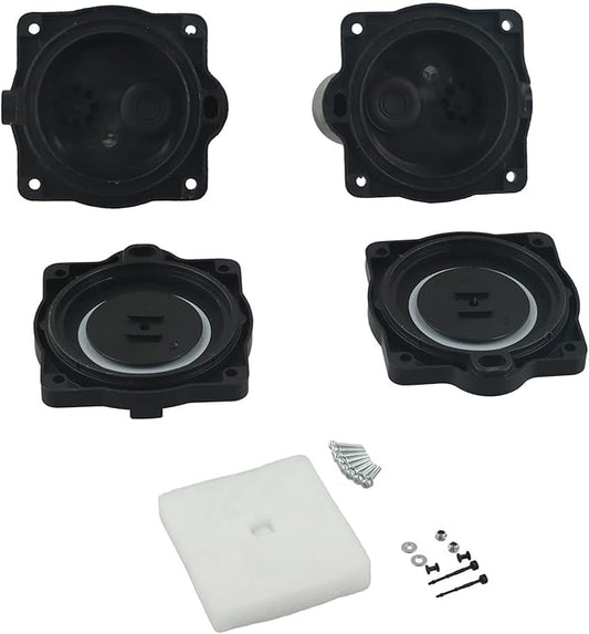 FABULETTA Air Pump Diaphragm Rebuild Repair Kit with Air Filters and Screws, Compatible with HP-80 and HP-60 for Home Improvement Plumbing Applications