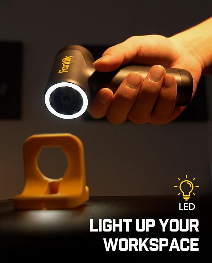 Fanttik B10 Pro Electric Air Duster, 110000RPM Brushless Motor, Compressed Air Duster, Mini Blower with One-tap Booster, 3 Gears Adjustable, Electric Duster for PC, Keyboard, Electronics and Workbench