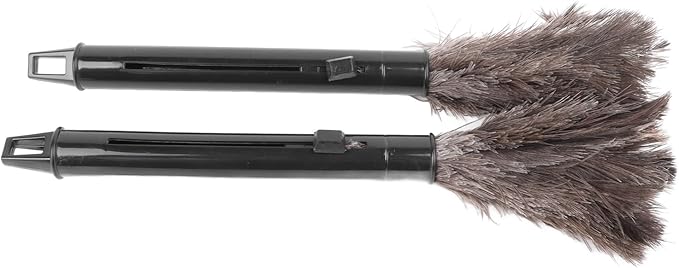 Keenso Adjustable Long Handle Retractable Dusting Brush for Quick Dust Removal, Home Office, Hotel, Pack of 2