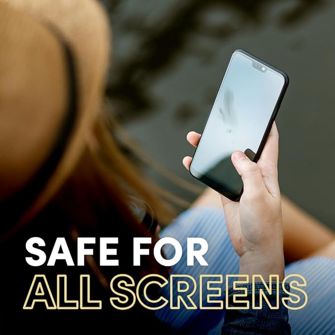 Clean Revolution Pro Digital Screen and Glass Cleaner, Spray and Wipe TV Screens, Computers, Mirrors and Windows: Non-Toxic, No Harsh Chemicals or Odors. Unscented, 18 oz (Pack of 1) - Made in USA