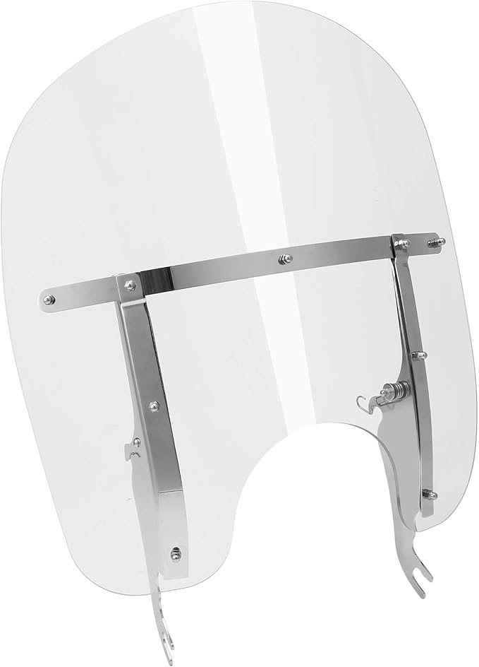 Green-L Clear Windshield Fit for Harley 2000-2017 Heritage Softail Classic Slim Deluxe Fat Boy Motorcycle Windscreen