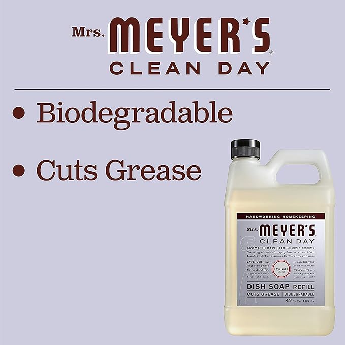 Mrs. Meyer's Dish Soap Variety Pack Scent 1 Dish Soap, 1 Dish Soap Refill, 1 CT