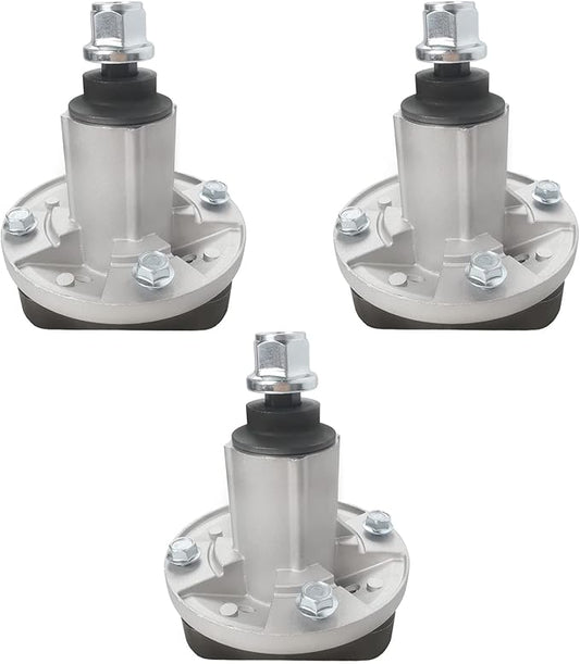 3PCS Lawn Mower Spindle Assembly for John Deere GY20050 GY20785 Scotts L2048 L2548 L100 L105 L107 L120 L130 with 42 inch 48 inch Deck