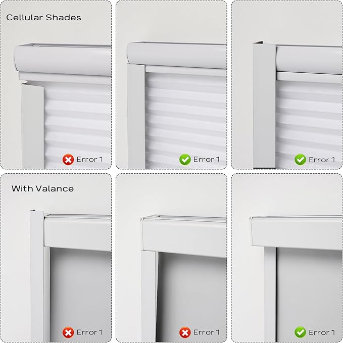 100% Blackout PVC Light Blocking Strips Magnetic Light blockers for Blackout Shades & Blinds Room Darkening Side Tracks for bedrooms Nurseries (Custom, 59"-115" Removable)