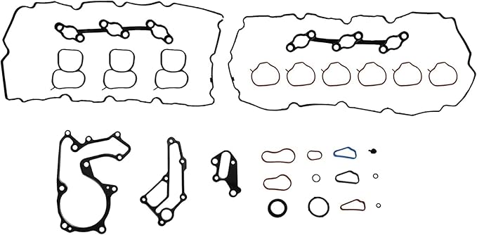 G6DH 3.3L Engine Rebuild Overhaul Kit w/Timing Chain Kit VVT Head Gasket Set Piston Kit Fit for Kia Sorento Sedona Cadenza Hyundai Santa Fe Azera 2011-2019 HSS4761A ES72366 222113C810 23122-3C400