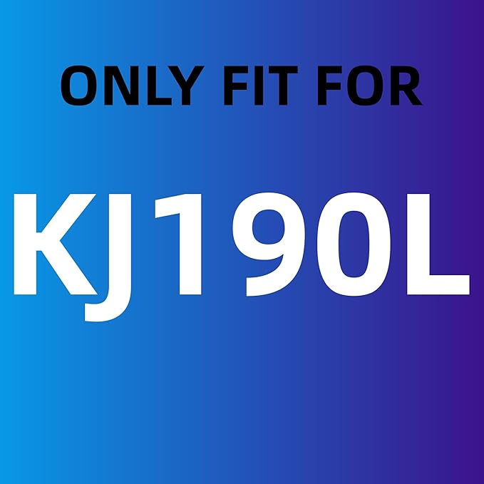 2 Pack KJ190L Filter Replacement Compatible with MOOKA KJ190L Air Purifier For Home Large Room 2000 Ft², 2 HEPA Filters and 4 Washable PreFilters Pet Air Purifier Filters for Bedroom