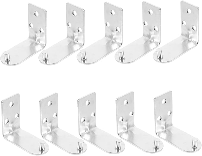 LIFKOME 10pcs Fire Extinguisher Mount Brackets Iron Wall Holder for Extinguishers Support Fire Safety Home Essentials