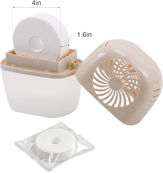 pack of 2 Moisture Absorber Refills Tablets, 15.9oz-4"H×1.6"W mini dehumidifier Tablets, humidity absorber – Prevents Excess Moisture And Fragrance Free