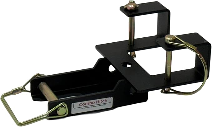 American-Made Premium Combo Hitch, Haul Pin Hitch, Handled Lawn, and Garden Equipment, or Wheeled Garbage Cans - by Garbage Commander