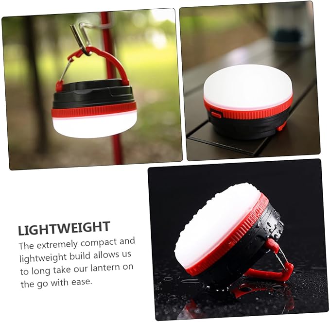 Mini LED Camping Lamp Portable Tent Light Outdoor Lightweight Lantern for Hiking Backpacking Fishing Emergency Use