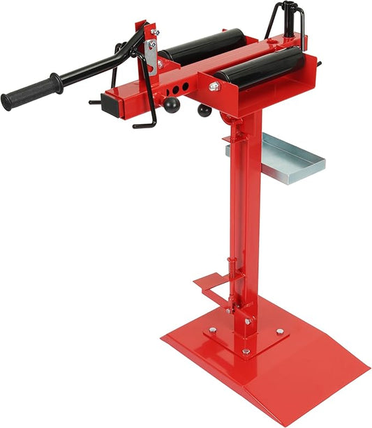 Universal Adjustable Portable Tire Changer Manual Car Small Truck Tire Expander Spreader Repair Tool Steel Red+Silvery