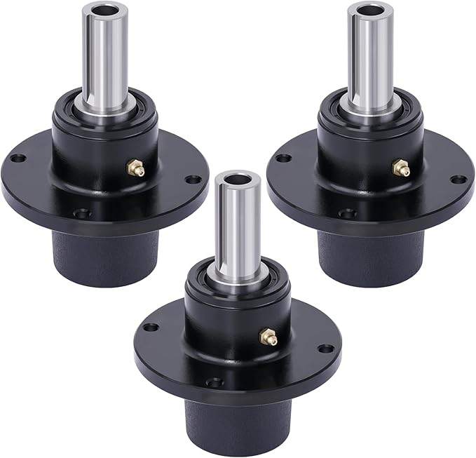 3pcs Spindle Assembly Replaces SCAG 46020 461663 46400 46631 Ferris 1530301 Fit 48" 52" 61" Lawn Mower Deck with Zerk Fitting