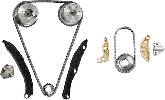 G4KJ Engine Rebuild Kit Timing Chain Kit with VVT Gear Piston Kit Fit for Kia Optima Sorento Sportage 2.4L 2011-2018 Fit for Hyundai Sonata Santa fe Tucson 2.4L 2011-2020 24350-2G750 243212G111