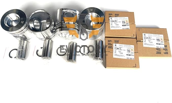 for Cummins B3.3 Rebuild Overhaul kit + Piston + Ring Set + Full Gasket kit + Engine Big Small Bearing