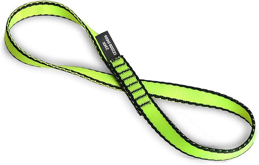 18MM Nylon Climbing Sling Runner - 23KN CE2008/EN566 Certified Outdoor Climbing Webbing for Rock Climbing, Rappelling, Mountaineering, Swing Gear, Outdoor Adventures & Emergency Anchoring