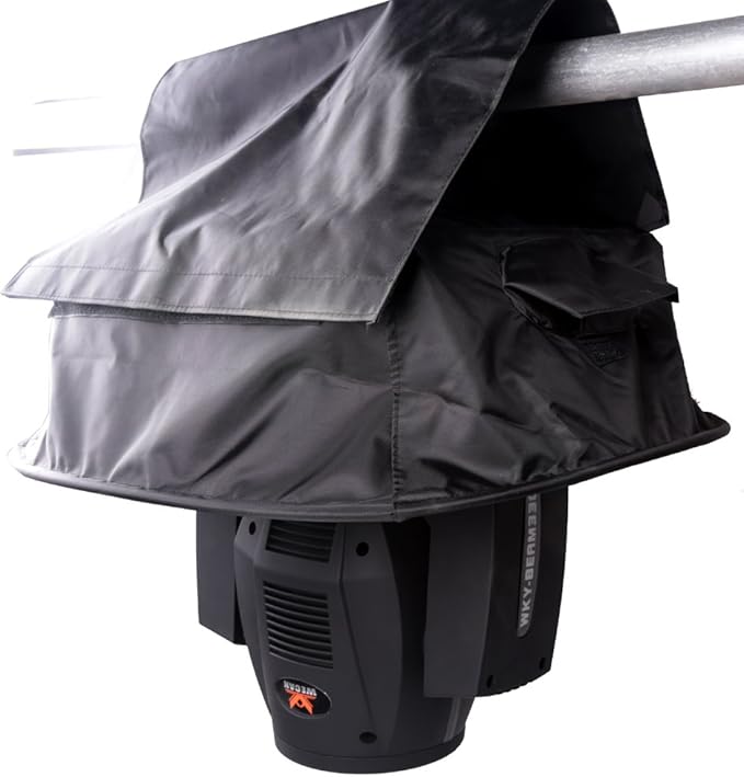 8 Packs of Moving Head Light Rain Cover, Waterproof Cover for Moving Head Weather Cover, Beam 7R Cover for Waterproof Moving Lights