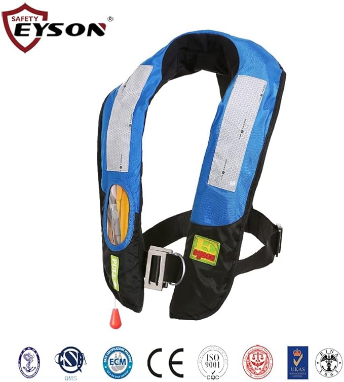 Premium Quality Manual Inflatable Life Jacket Lifejacket PFD Life Vest Highly Visible Inflate Survival Aid Lifesaving PFD New