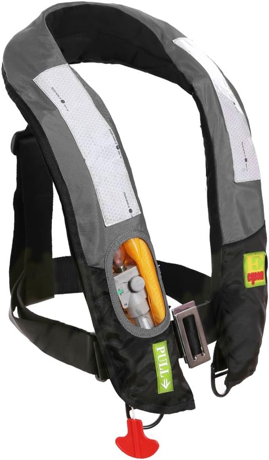 Premium Quality Manual Inflatable Life Jacket Lifejacket PFD Life Vest Highly Visible Inflate Survival Aid Lifesaving PFD New