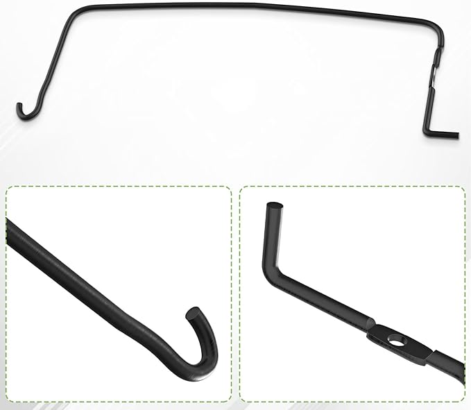 747-1161A-0637 747-1161 Lawn Mower Bail Control Handle Compatible with MTD 746-04265A, 746-04265, Compatible with Craftsman Troy-Bilt, Compatible with CUB Cadet CC46M CC46MZ CC46ES CC94M CC98M