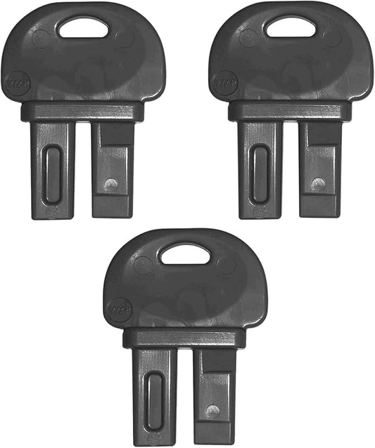 Exterminators Choice Replacement Keys for 3 Pack Bait Box Set - Compatible with Green and Black Exterminators - Controlling Mice and Others
