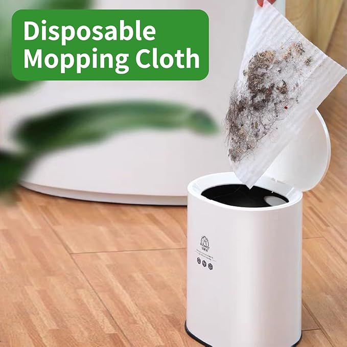 200 Count Thickeded Dry Sweeping Cloths Compatible with Swiffer Pad, Strong Removal for Dust, Hair and Dander, Dry Refills Compatible with Swiffer Mop, 11 x 8.6 inch