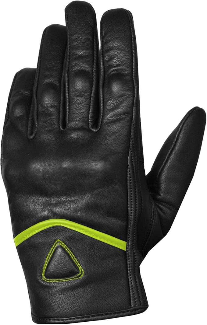Jackets 4 Bikes Motorcycle Gloves - Premium Leather for Men Women, Touchscreen, Non-Slip, Motorbike Cruiser Street Biker Protector Glove