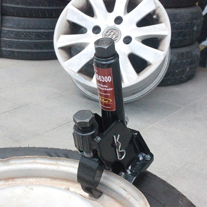 BESTOOL Manual Tire Bead Breaker Adjustable Hammer Tires Changer for ATV Tire Operation, Includes 2 Iron Crowbars