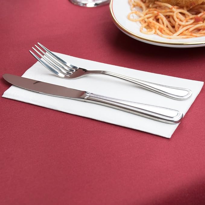 100-pack BloominGoods Linen-Feel Dinner Napkins (17" x 17") | Disposable Cloth-Like Paper | Soft, Absorbent Guest Towels For Kitchen, Bathroom, Parties, Weddings, Dinners, Events - Made In USA.