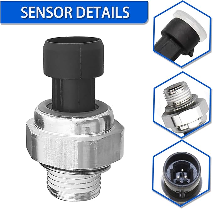 12677836 Oil Pressure Sensor and Socket for Chevy Silverado 1500 2500 3500,Express,Corvette,Suburban,Avalanche,Impala,Tahoe,Trailblazer& GMC Sierra,Savana,Yukon,Envoy&Cadillac,CTS,Escalade
