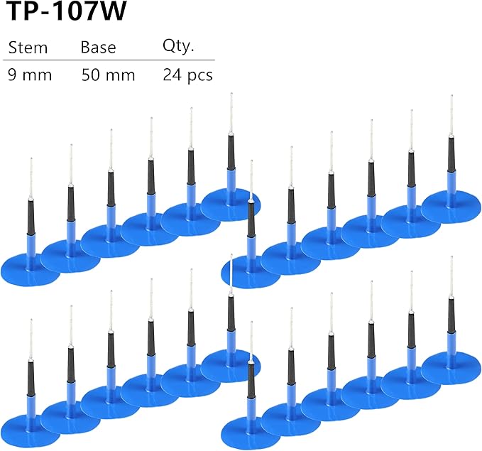 TP-107W Combination Repair Unit, Tire Repair Patch Plug 3/8" x 2" Wrapped stem 24 pcs