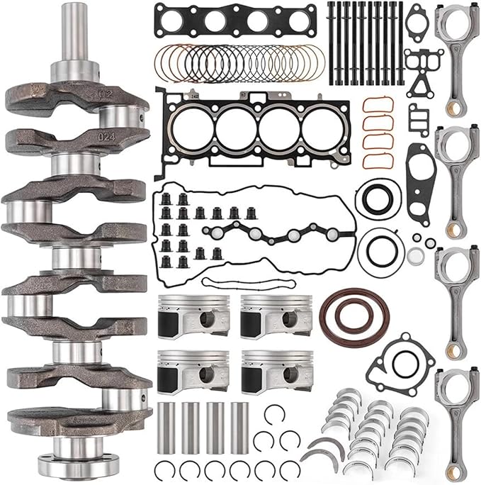 23510-25220 21020-25150 23111-2G230 G4KE Engine Overhaul Rebuild Crankshaft Con Rod Kit For Hyundai KIA Sorento 2.4L Engine Gasket Kit 23060-2G400 23510-25220