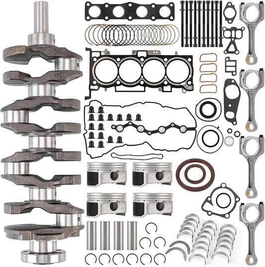 23510-25220 21020-25150 23111-2G230 G4KE Engine Overhaul Rebuild Crankshaft Con Rod Kit For Hyundai KIA Sorento 2.4L Engine Gasket Kit 23060-2G400 23510-25220