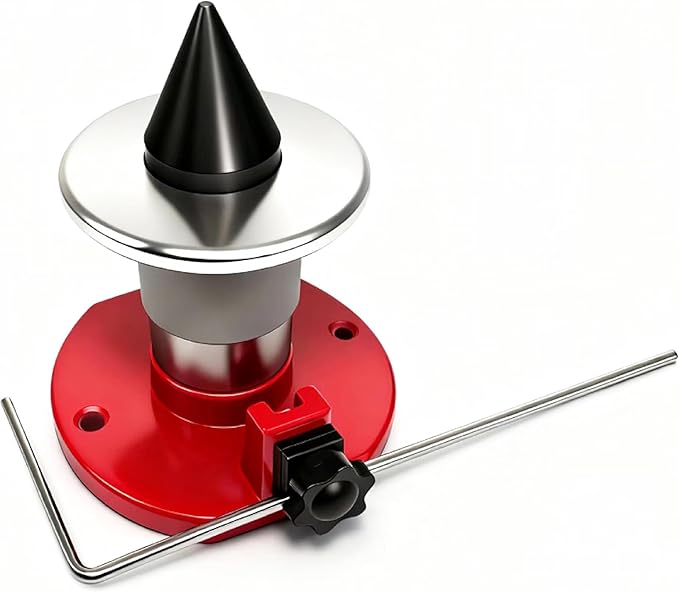 Magnetic Wall Mount Blade Balancer, Red, Lawn Mower Accessory, Replacement Part #42-047 339075B