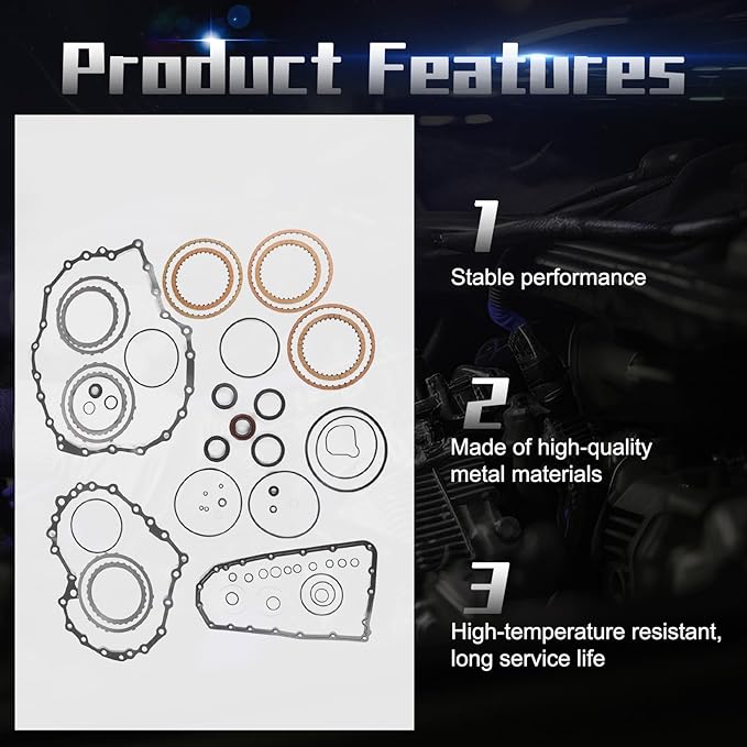 CVT Auto Transmission Master Rebuild Kit RE0F10A Fits for 2008-2011 Rogue 2.5L 2007-2011 Altima 3.5L Engine Aftermarket Parts