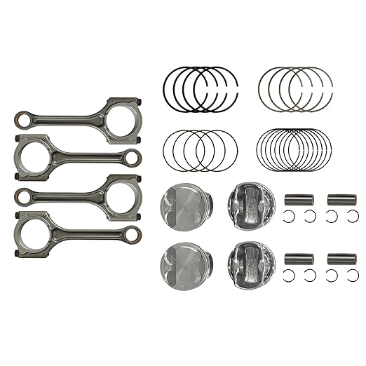 G4NH 2.0 Engine Rebuild Overhaul Kit w/Crankshaft Con Rods Pistons Head Gasket Set Timing Chain Kit VVT Gears Fit for Hyundai Elantra Kona Tucson Kia Forte Soul Seltos 2.0L 2017-2022,231102E501