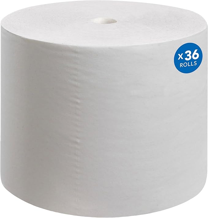 Scott Professional Essential Coreless High-Capacity Standard Roll Toilet Paper, Bulk (04007), 2-Ply, White (36 Rolls of 1,000 Sheets, 36,000 Sheet Total)