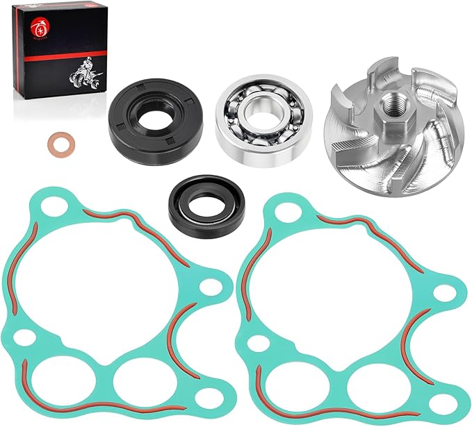 Water Pump Impeller & Gasket Rebuild Kit for Honda CR500R 1986-2001 19215-KA5-690