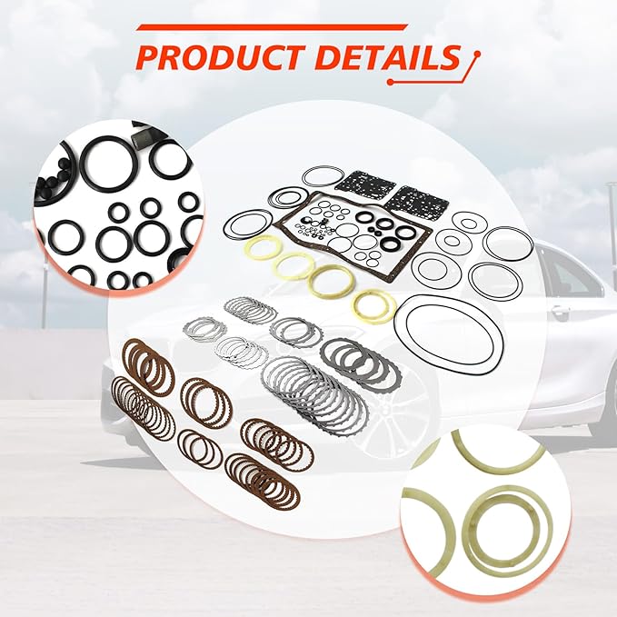 A750E A750F Transmission Master Rebuild Kit, Compatible with 4Runner Tocoma Sequoia Tundra 2.7L 4.7L 2005-2014, Automotive Rebuild Overhaul Kit with Seals Replaces Part