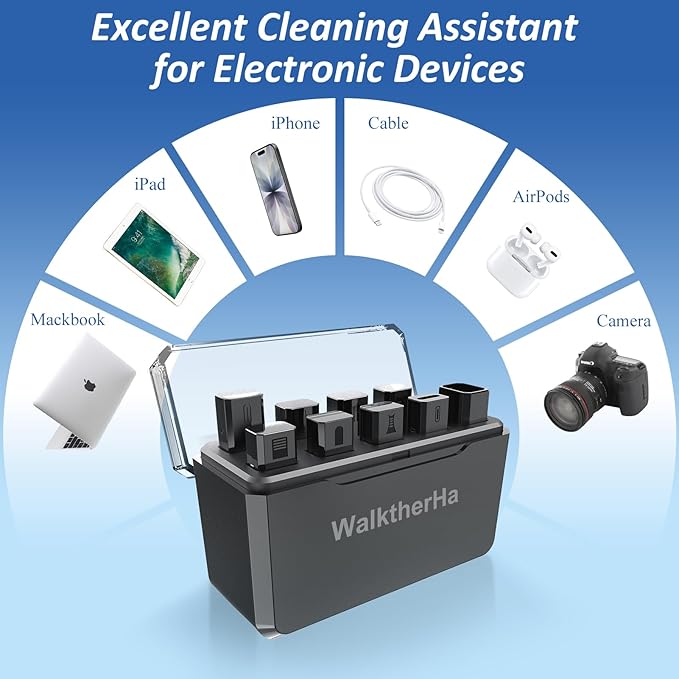 13-in-1 for iPhone Cleaning Kit Charging Port Cleaner, Phone Cleaner Repair Tool for Lightning Cable Connector Charger Speaker, iPad MacBook Samsung AirPods Pro & Charging Case, Safe for All Devices