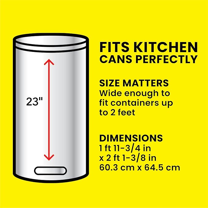 Glad ForceFlex Tall Kitchen Trash Bags, 13 Gallon, Gain Original, 110 Count (Package May Vary)