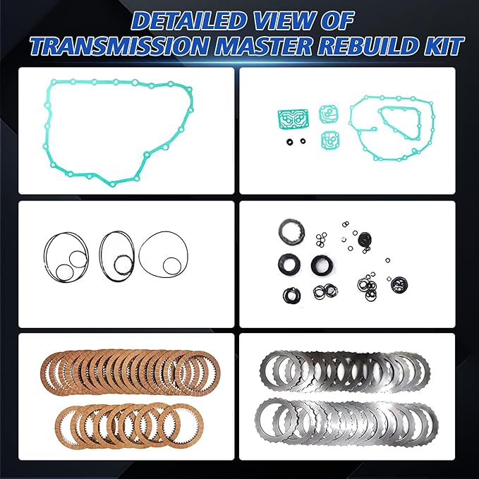MZHA MZJA BZHA RE4 Auto Transmission Master Rebuild Kit Fits for 2007-2010 CR-V 2.4L Car Aftermarket Parts