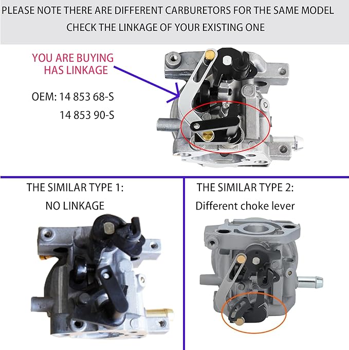 XT675 149CC Carburetor for Toro 22 Recycler Lawn Mower 20371 20378 20377 14 853 68-S Carburetor for Kohler XT6.75 XT650 6.5hp 6.75hp 149cc Engine with 14 083 15-S Air Filter Tune Up Kit