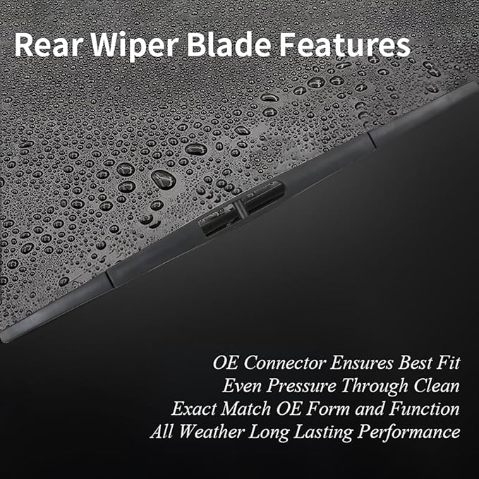 Wiper Blades for Honda HRV 2023 2024 2025, OEM Quality Windshield Wipers 26 17 In and Rear Wiper Blade 12 Inch, Easy to Install Replacement Wipers Set of 3