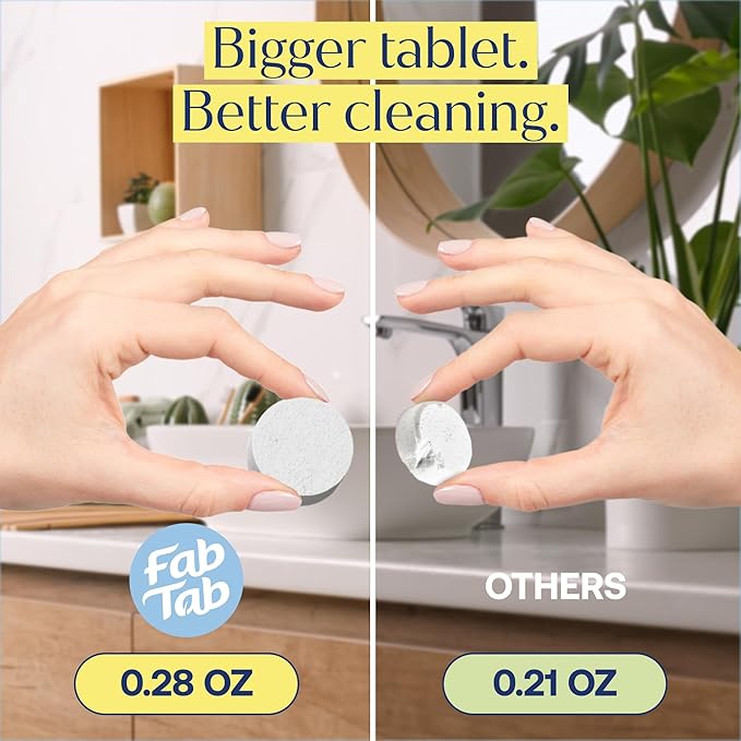 Fab Tab Foaming Hand Soap Kit - Natural Hand Soap - Bathroom Hand Wash - Plant-Based - No Harsh Chemicals - Variety scents - 4 Pack. Makes 4 x 11.9 fl oz (Bottle Not Included)