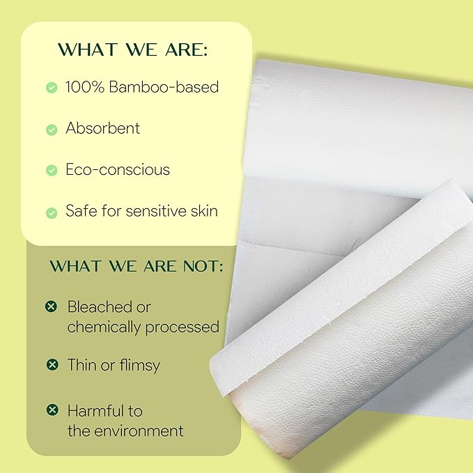 Premium Bamboo Paper Towels - Eco-Conscious, 2-Ply, 75 Sheets/Roll - Pack of 6 Rolls - 36 Rolls Per Case - Super Absorbent & Sustainable | Palm Naki (75 Sheet Case of 36)