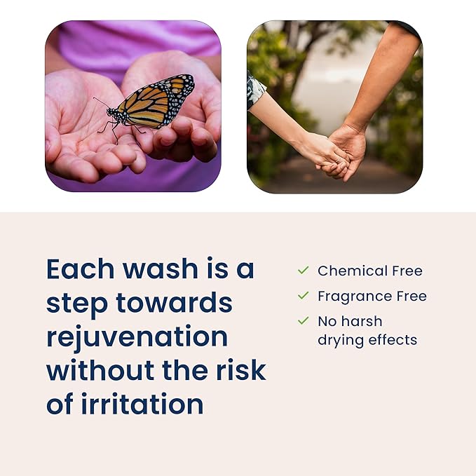 Truly Free Aloe Unscented Hand Soap - 10x Concentrated Aloe Vera, Non-Drying Gentle Cleanser - Bathroom Hand Soap - 1 Empty Bottle with Foaming Dispenser Pump + 2 Moisturizing Hand Soap Refill Pouches