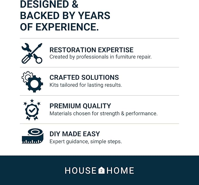 House2Home 31" Couch Spring Repair Kit - Fix Sofa Support, Includes 4 Springs, Clips, Stay Wire, Screws & Instructions