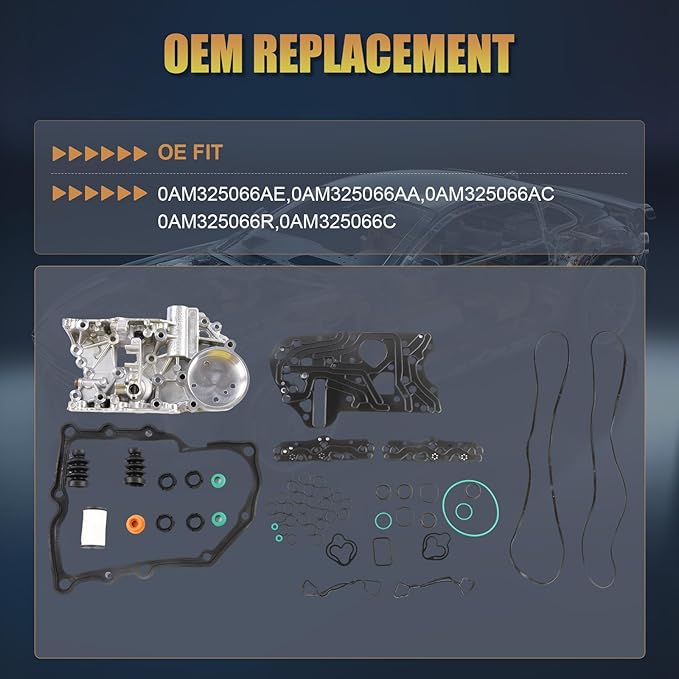 0AM DSG DQ200 Transmission Valve Body Repair Kit 0AM325066AE Fits for 12-21 Audi A1, 90-21 VW Jetta/Passat, Seat Altea 05-12/ Leon 01-21 Aftermarket Part Replace OE#0AM325066C 0AM325066AA