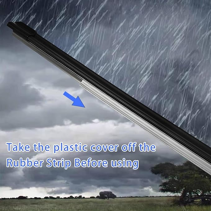 Windshield Wiper Blades for 2022 2023 2024 Hyundai Tucson (US Built 26'' 16'' 11'') - Complete Set Front & Rear Premium All-Season Wipers